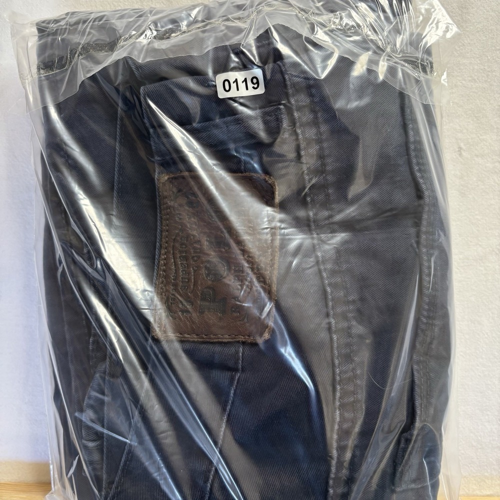Polo Ralph Lauren 650 Straight Jeans Navy Blue Denim Men's 34x30 Dungarees Y2K - Picture 11 of 11